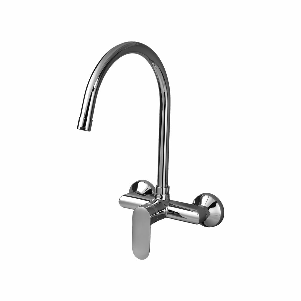 Asiatique S/L Sink Mixer Wall Mounted (O-031), Orient Series Premium Brass Bathroom & Kitchen Faucet Collection