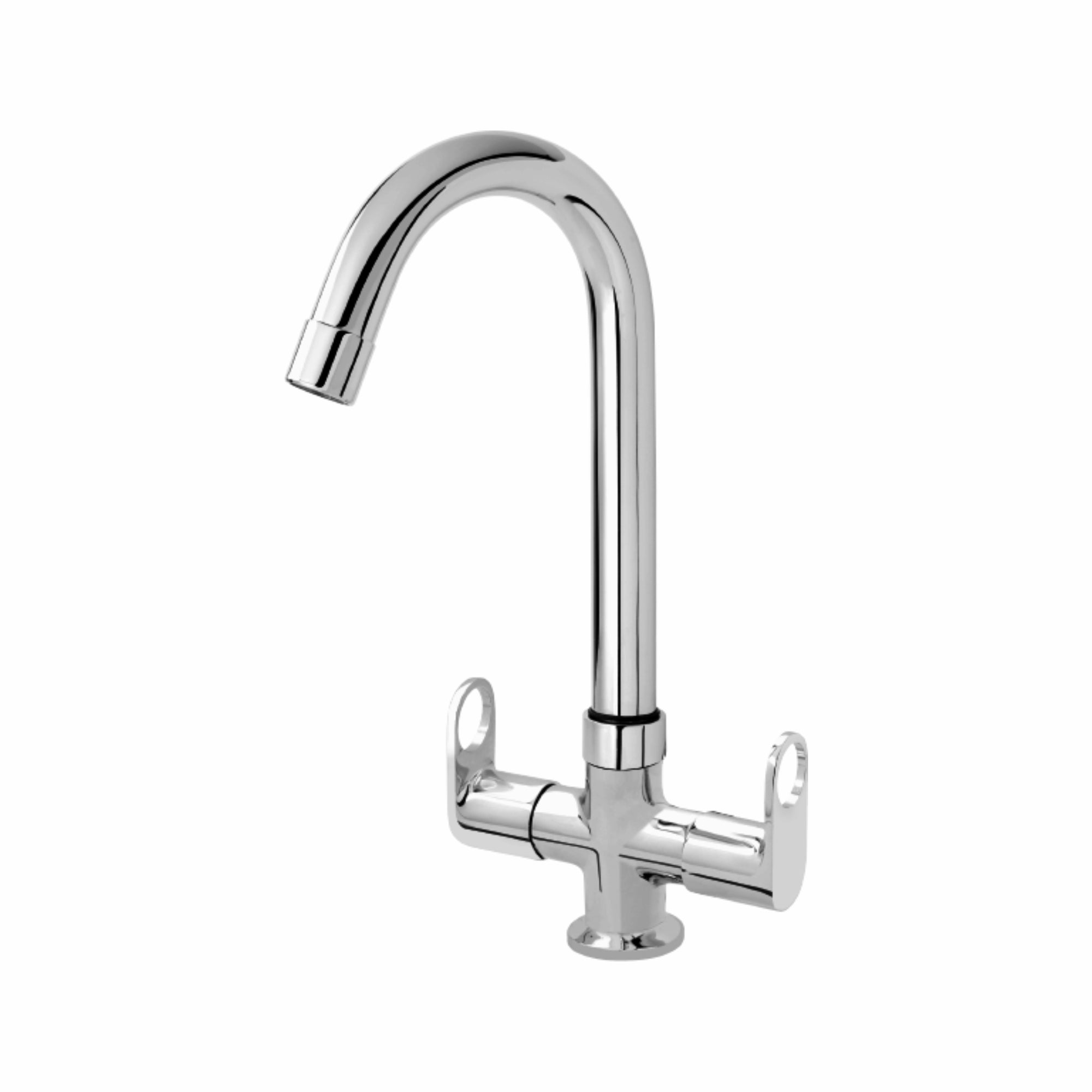 Asiatique C/H Basin Mixer With Extended Swivel 'J' Spout (OP-011), OPPO Series Premium Faucets & Mixers