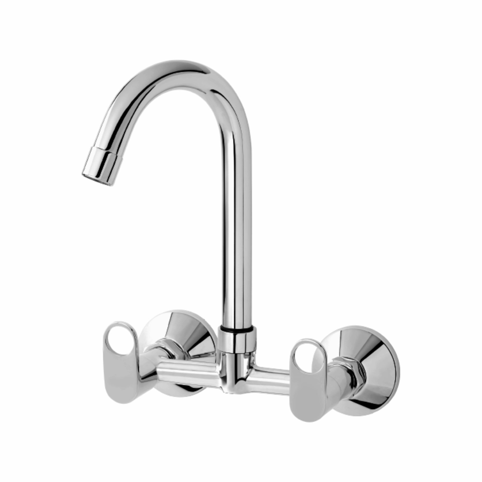 Asiatique Sink Mixer with Extended Swivel 'J' Spout Wall Mounted (OP-013), OPPO Series Premium Faucets & Mixers (Copy)