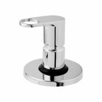 Asiatique Upper Parts Kit Glassy, Flange  & Handle for Con. & Flush Cock (OP-021U), OPPO Series Premium Faucets & Mixers (Copy)