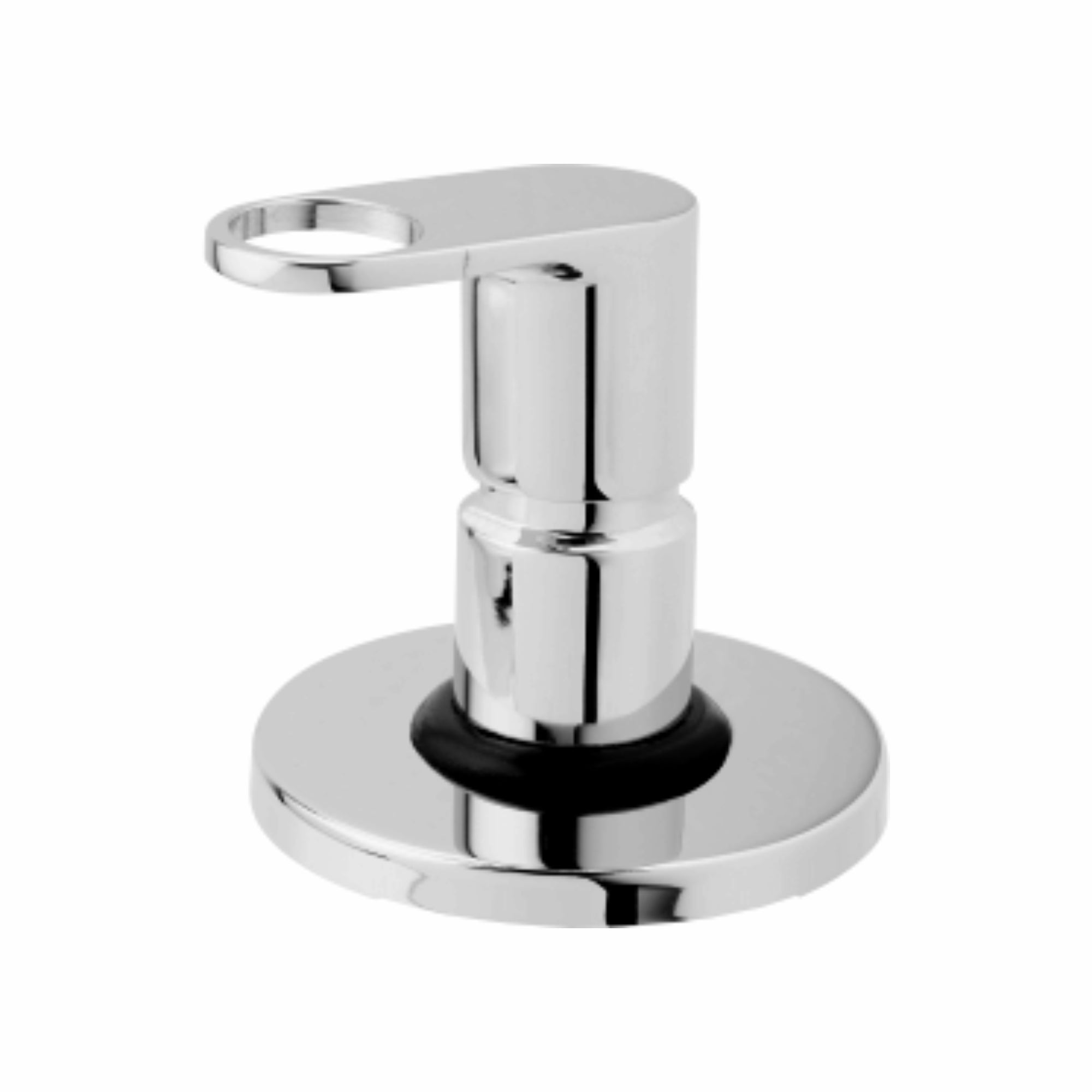 Asiatique Upper Parts Kit Glassy, Flange  & Handle for Con. & Flush Cock (OP-021U), OPPO Series Premium Faucets & Mixers (Copy)