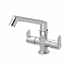 Asiatique C/H Basin Mixer With Swivel Casted Spout  (P-010),Perlato Series Premium Faucets & Mixers