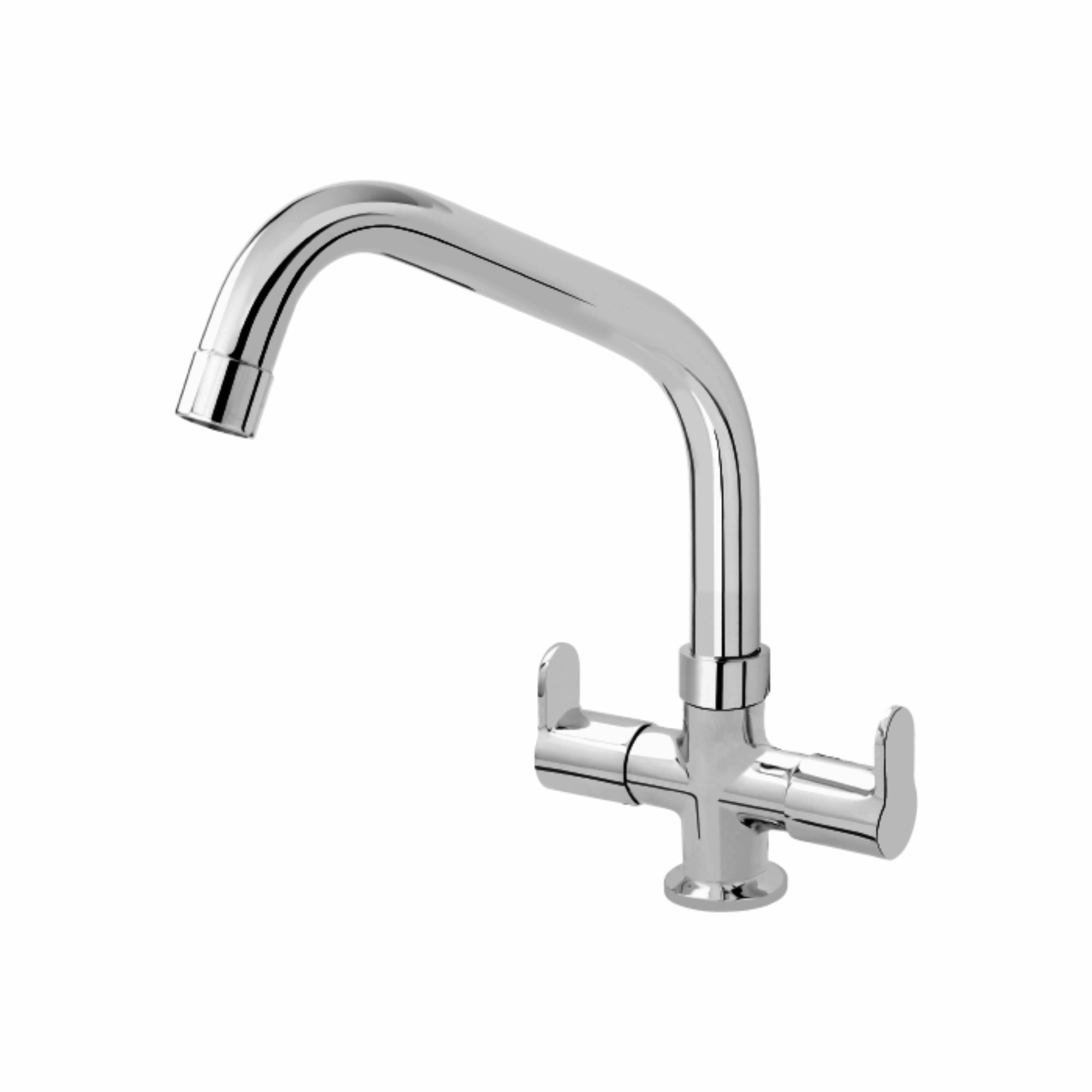 Asiatique C/H Basin Mixer With Extended Swivel Spout  (P-011EX),Perlato Series Premium Faucets & Mixers