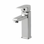 Asiatique S/L Basin Mixer With Braided Hoses (PL-009), Plaza Series Bathroom Faucets & Mixers | Premium Brass Tap Collection