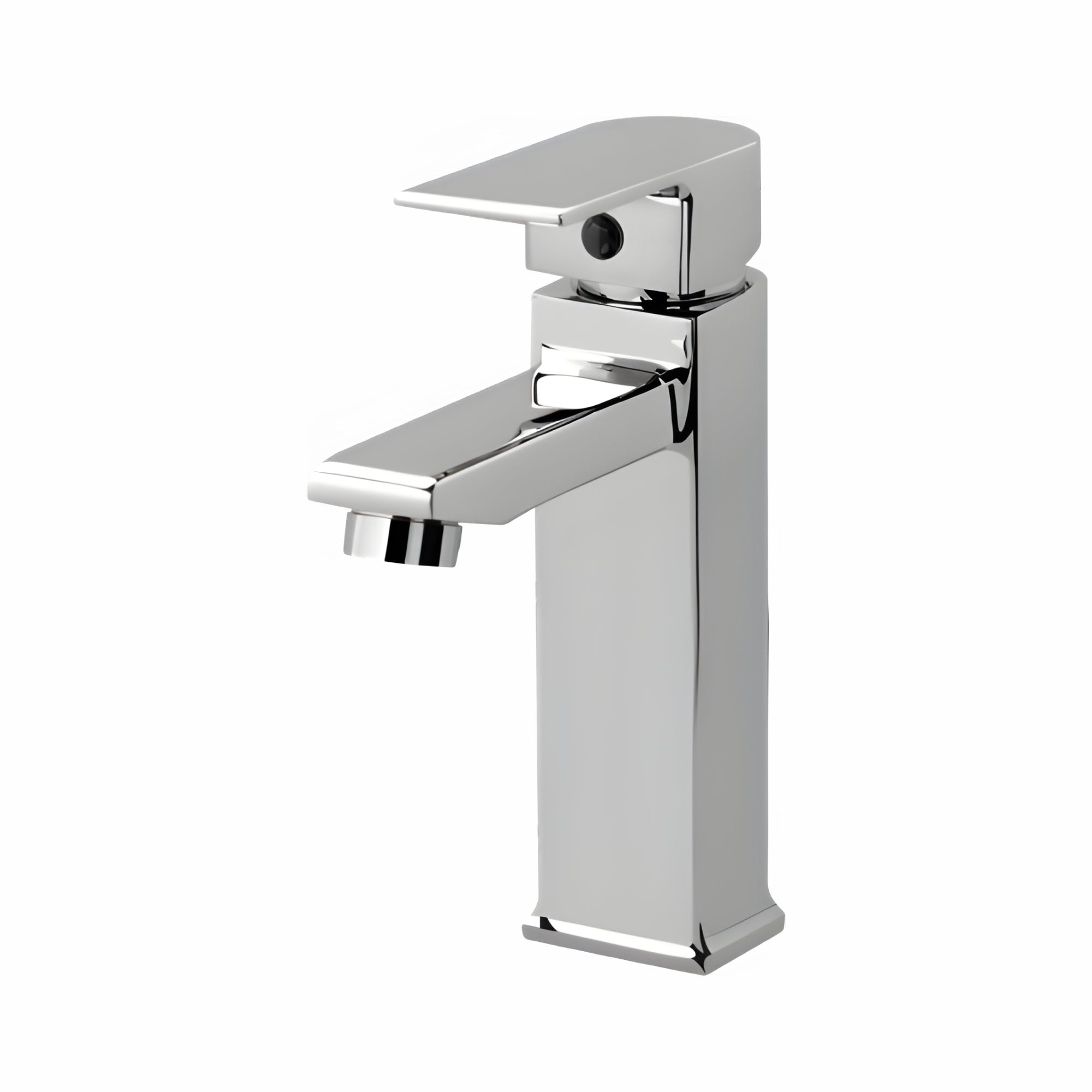 Asiatique S/L Basin Mixer With Braided Hoses (PL-009), Plaza Series Bathroom Faucets & Mixers | Premium Brass Tap Collection