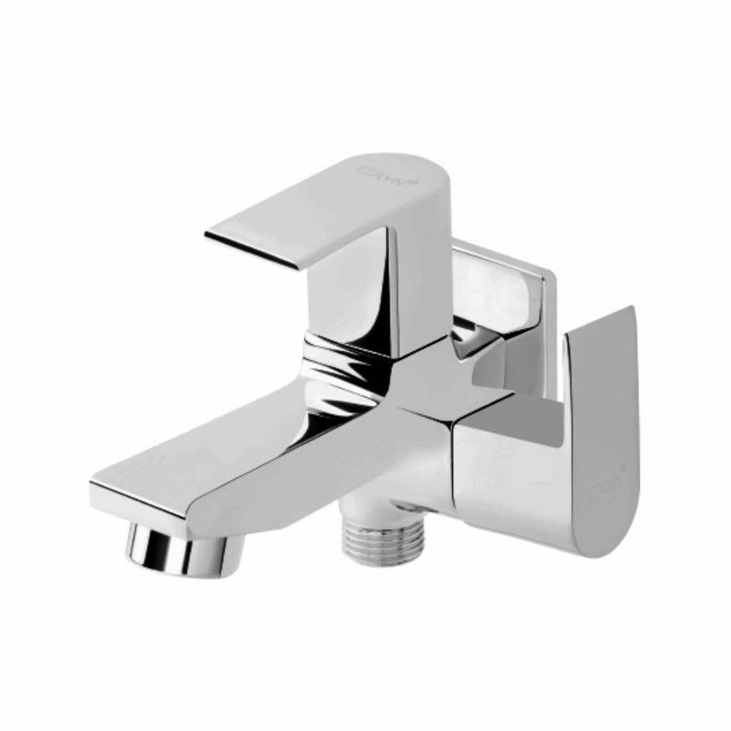 Asiatique 2 in 1 Bib Cock With Wall Flange (PL-015), Plaza Series Bathroom Faucets & Mixers | Premium Brass Tap Collection
