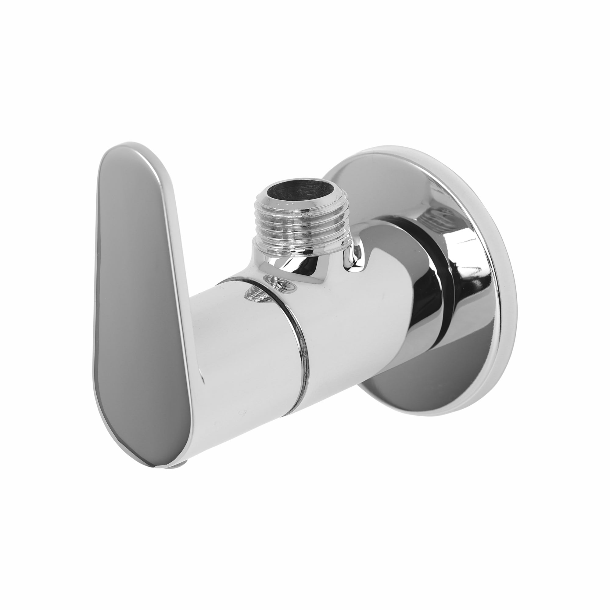 Asiatique Angle Cock With Wall Flange (U-005), UNO Series Kitchen & Bathroom Faucets | Minimal Modern Tap Collection