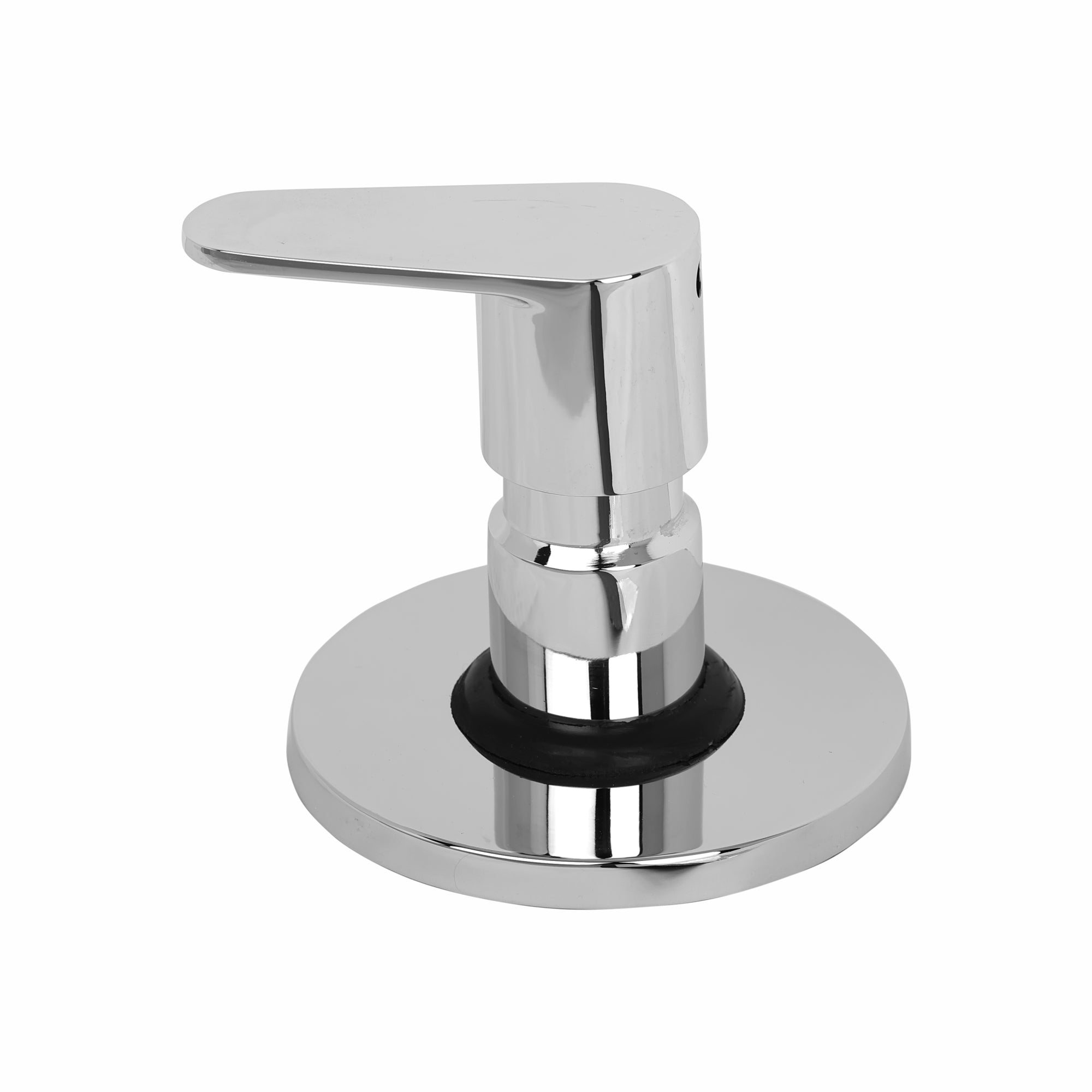 Asiatique Upper Parts Kit Glassy, Flange & Handle for Con. & Flush Cock (U-021U), UNO Series Kitchen & Bathroom Faucets | Minimal Modern Tap Collection