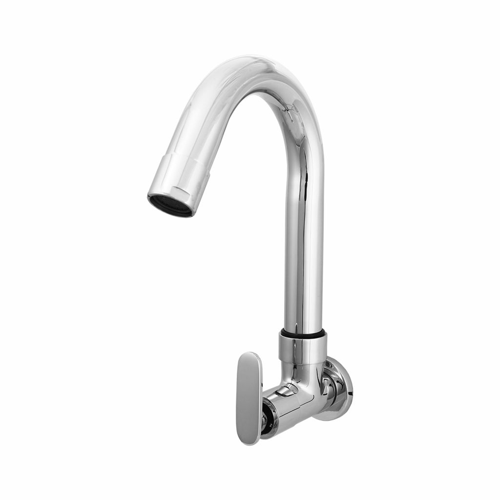 Asiatique Sink Cock With Swivel 'J' Spout Wall Mounted (V-008), Venus Series Premium Faucets & Mixers