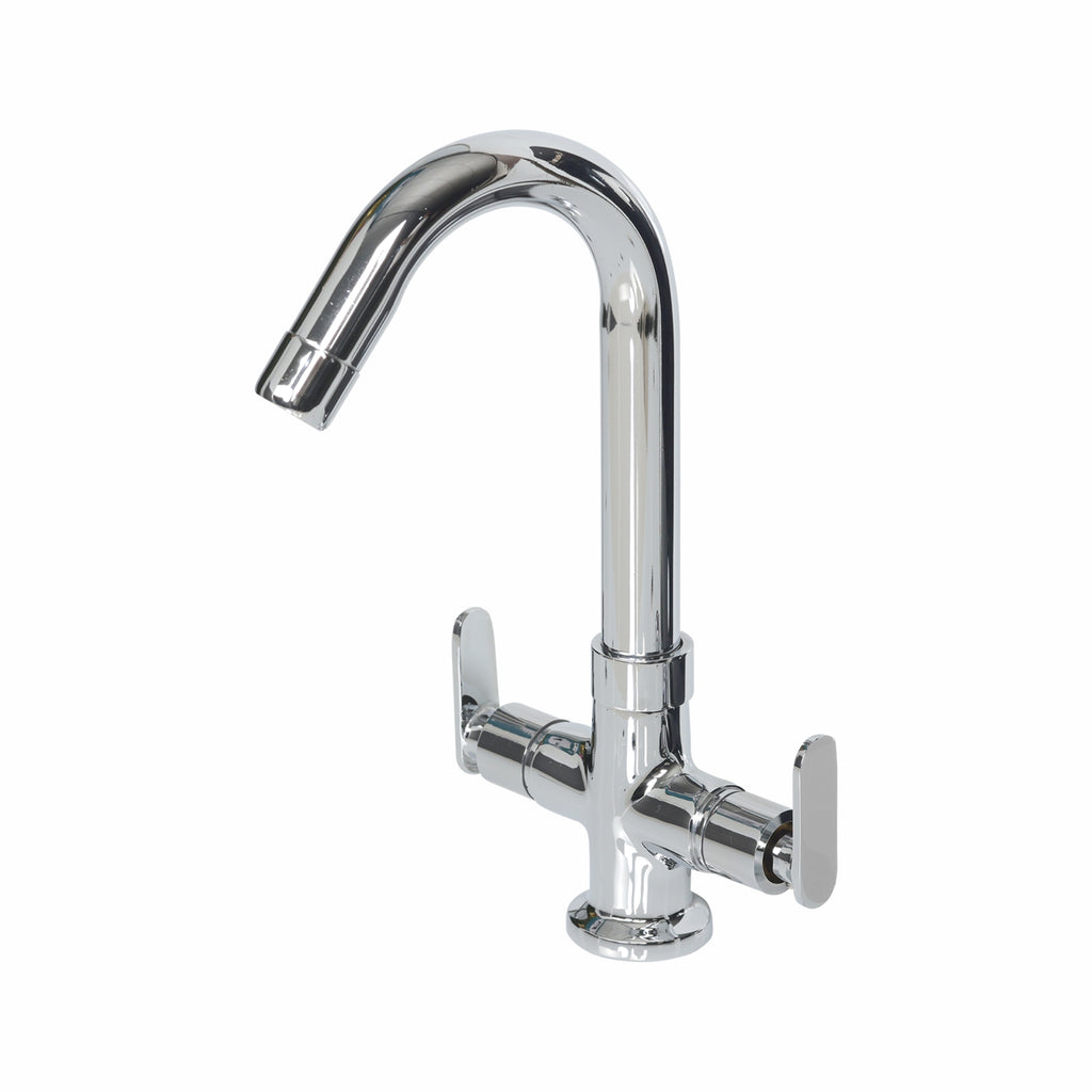 Asiatique C/H Basin Mixer 'J' Spout   (V-011), Venus Series Premium Faucets & Mixers