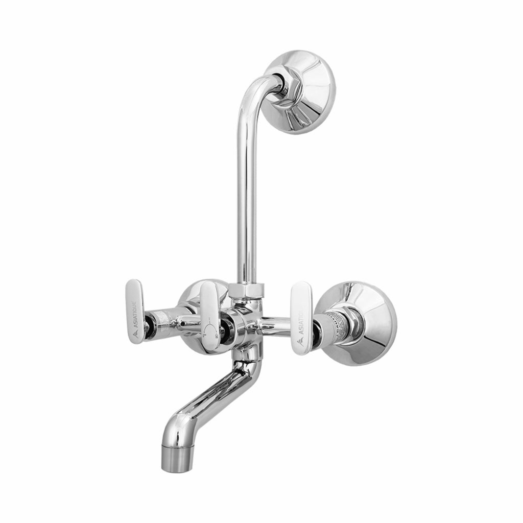 Asiatique Wall Mixer With 'L' Bend (V-017L), Venus Series Premium Faucets & Mixers