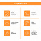 Asiatique Granite Kitchen Sink D-103 (ARENA) | 21" x 18" | German Quartz Single Bowl | Top, Flush & Under Mount