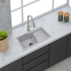 Asiatique METRA – D-301 Single Bowl Dip Drain Granite Kitchen Sink (810×480×210 mm)