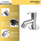 Asiatique Pillar Cock (ER-000), EARTH Series Bathroom & Kitchen Faucets | Durable Modern Tap Collection