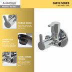 Asiatique 2 Way Angle Cock (ER-005TW), EARTH Series Bathroom & Kitchen Faucets | Durable Modern Tap Collection