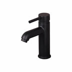 Asiatique S/L Basin Mixer With Braided Hoses (FB-009 M) | Premium Black Brass Bathroom & Kitchen Fittings | Florent Brush Black Series