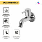 Asiatique Bib Cock (G-003), Gem Series Bathroom & Kitchen Faucets | Premium Modern Tap Collection