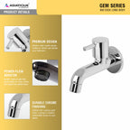 Asiatique Bib Cock Long Body (G-004), Gem Series Bathroom & Kitchen Faucets | Premium Modern Tap Collection