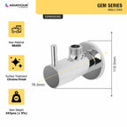 Asiatique Angle Cock (G-005), Gem Series Bathroom & Kitchen Faucets | Premium Modern Tap Collection