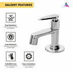 Asiatique Pillar Cock (I-000), Idea Series Premium CP Bath Fittings & Faucets