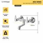 Asiatique Wall Mixer Non-Telephonic Wall Mounted (I-014), Idea Series Premium CP Bath Fittings & Faucets