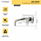 Asiatique S/L Basin Mixer Wall Mounted Upper Part (I-019U), Idea Series Premium CP Bath Fittings & Faucets