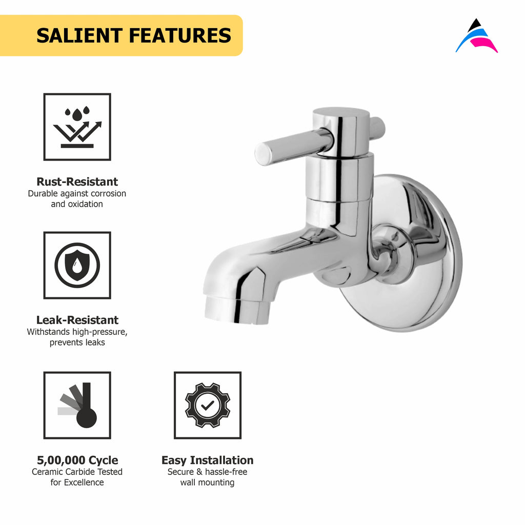 Asiatique Bib Cock Long Body (J-004), Jetco Series Bathroom & Kitchen Faucets | Premium Modern Tap Collection
