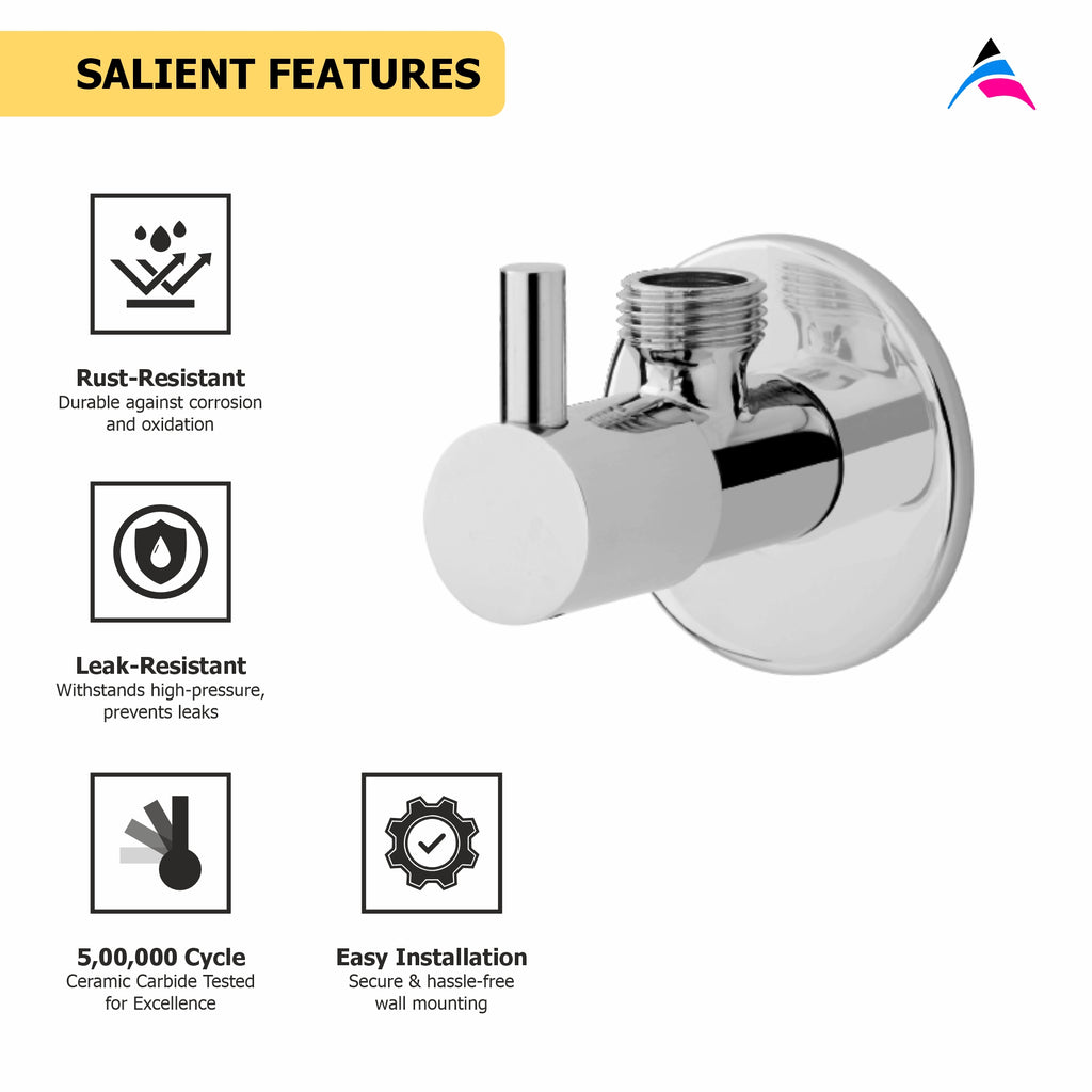 Asiatique Angle Cock (J-005), Jetco Series Bathroom & Kitchen Faucets | Premium Modern Tap Collection