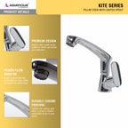 Asiatique Pillar Cock With Casted Spout (K-001), KITE Series Bathroom & Kitchen Faucets | Premium Modern Tap Collection