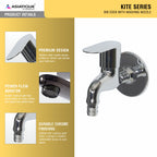 Asiatique Bib Cock With Washing Nozzle (K-003N), KITE Series Bathroom & Kitchen Faucets | Premium Modern Tap Collection