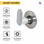 Asiatique Flush Cock M Full Set (K-021), KITE Series Bathroom & Kitchen Faucets | Premium Modern Tap Collection
