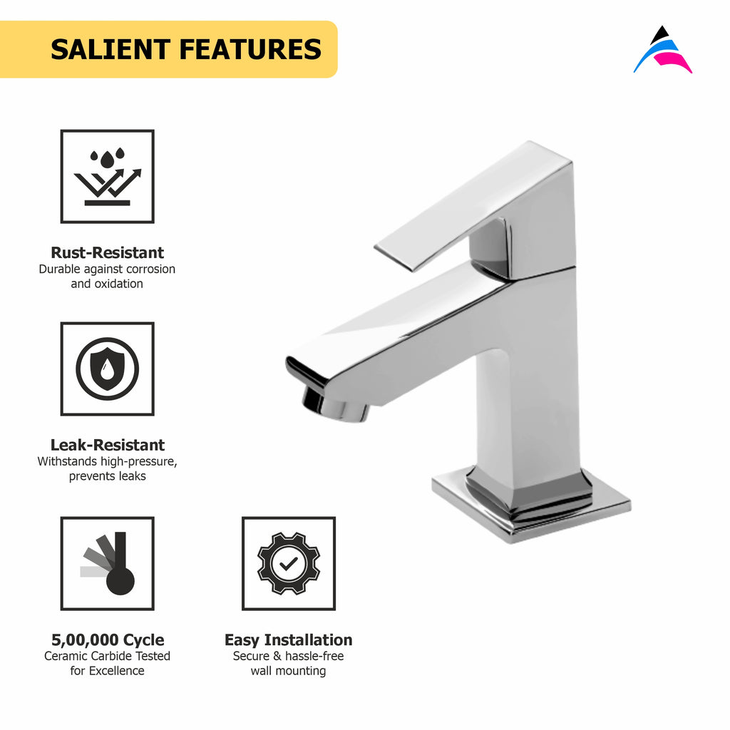 Asiatique Pillar Cock (L-000), Lenz Series Premium CP Bath Fittings & Faucets