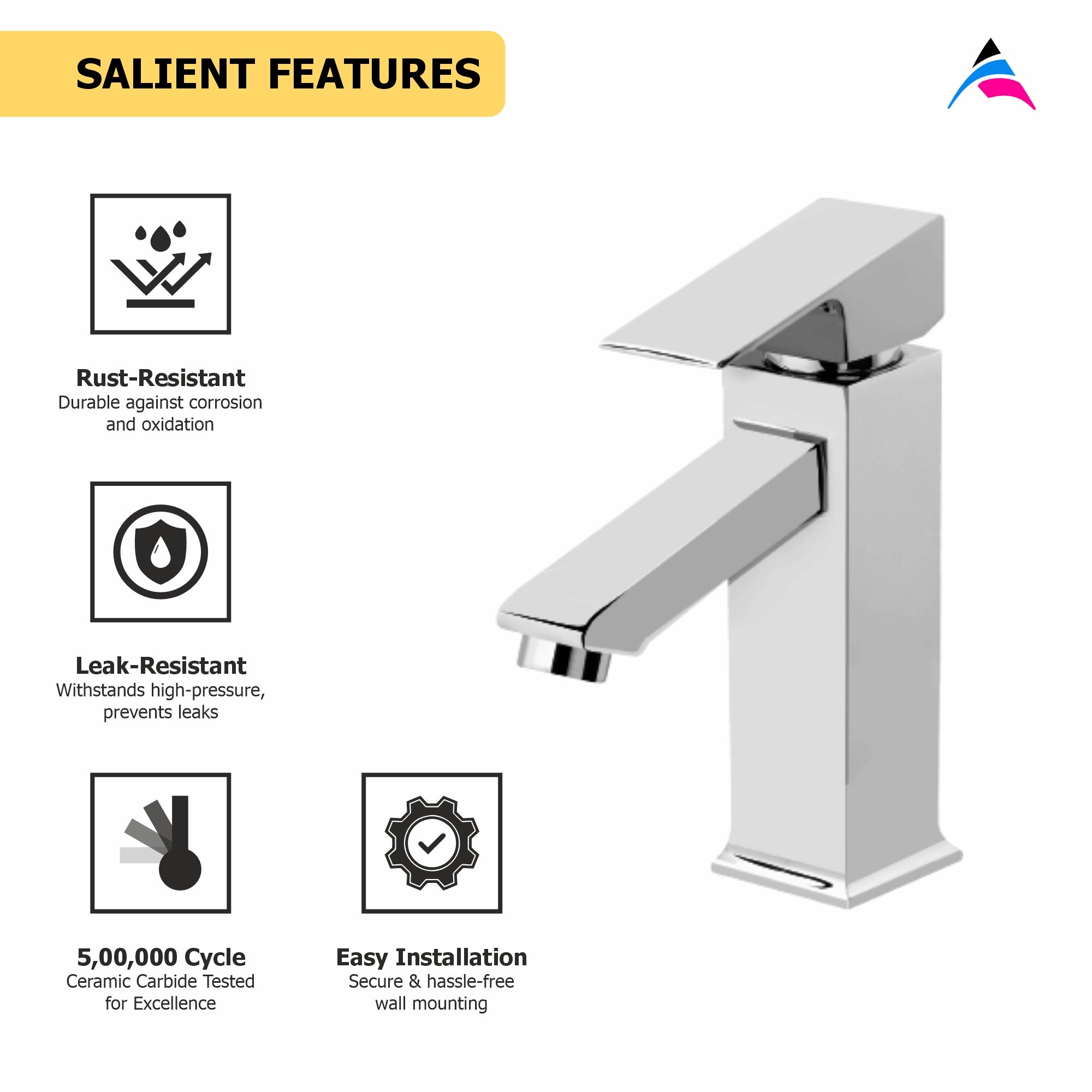 Asiatique S/L Basin Mixer With Braided Hoses (L-009), Lenz Series Premium CP Bath Fittings & Faucets