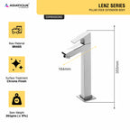 Asiatique Pillar Cock Extension Body (L-023), Lenz Series Premium CP Bath Fittings & Faucets
