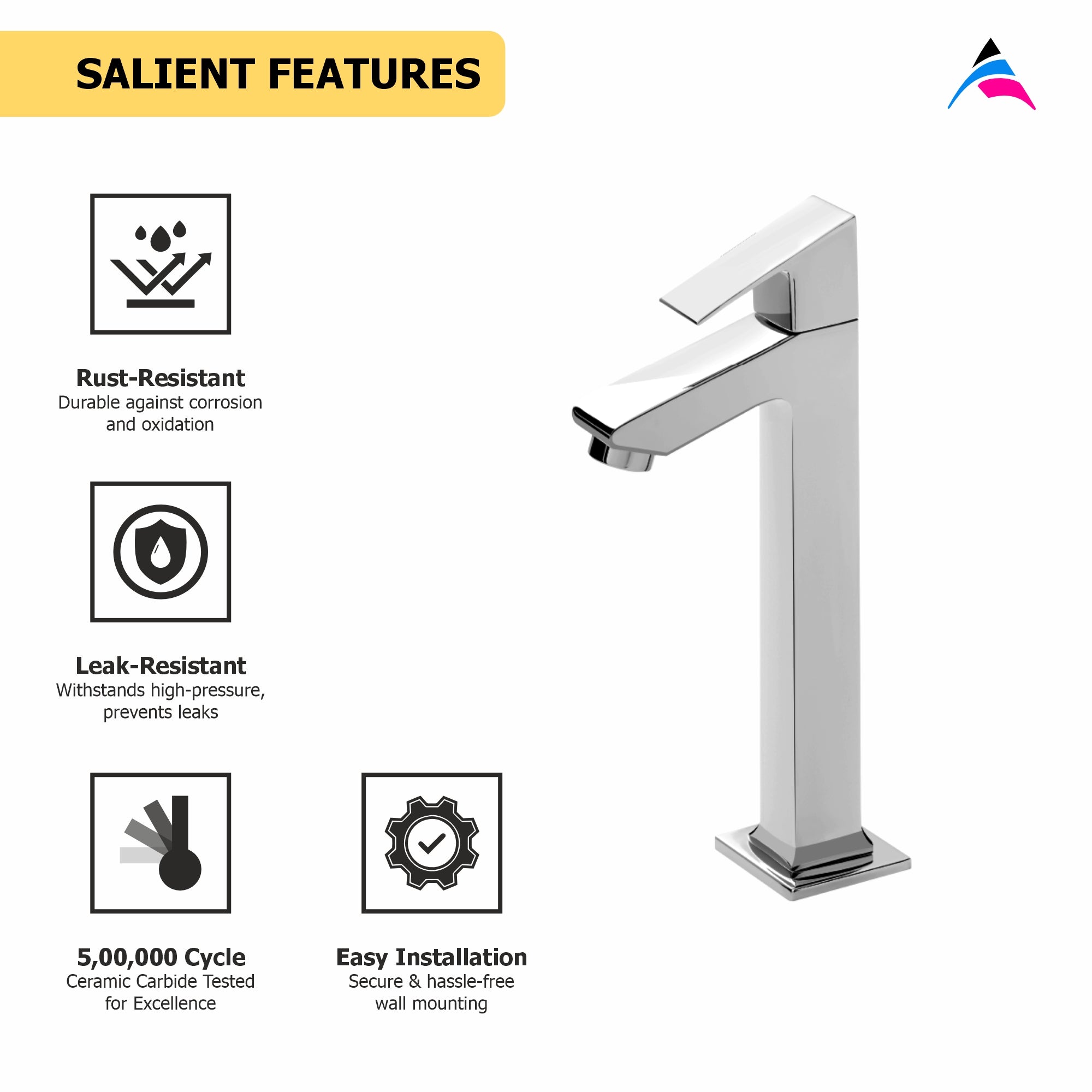 Asiatique Pillar Cock Extension Body (L-023), Lenz Series Premium CP Bath Fittings & Faucets