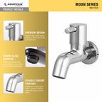 Asiatique Bib Cock (MN-003), MOON Series Bathroom & Kitchen Faucets | Premium Modern Tap Collection