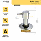 Asiatique Concealed Stop Cock 15mm (MN-006), MOON Series Bathroom & Kitchen Faucets | Premium Modern Tap Collection
