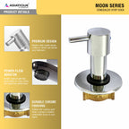 Asiatique Concealed Stop Cock 15mm (MN-006), MOON Series Bathroom & Kitchen Faucets | Premium Modern Tap Collection