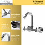 Asiatique Sink Mixer ‘J’ Spout (MN-013), MOON Series Bathroom & Kitchen Faucets | Premium Modern Tap Collection