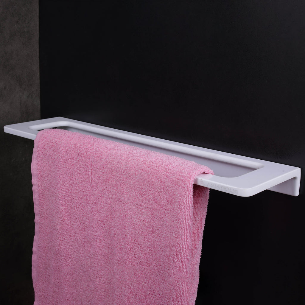 ASIATIQUE Semi Ceramic Towel Rack NX-506 | Wall Mounted Bathroom Towel Holder | Modern Towel Bar Rack | 22 Inch