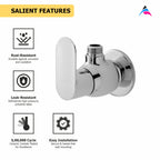 Asiatique Angle Cock With Wall Flange (O-005), Orient Series Premium Brass Bathroom & Kitchen Faucet Collection