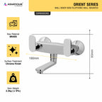 Asiatique Wall Mixer Non-Telephonic Wall Mounted (O-014), Orient Series Premium Brass Bathroom & Kitchen Faucet Collection