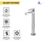 Asiatique Pillar Cock With Extension Body (O-023), Orient Series Premium Brass Bathroom & Kitchen Faucet Collection