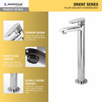 Asiatique Pillar Cock With Extension Body (O-023), Orient Series Premium Brass Bathroom & Kitchen Faucet Collection