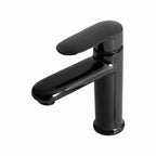 Asiatique S/L Basin Mixer With Braided Hoses (OB-009) | Black Series Premium Brass Bathroom Faucets & CP Fittings | Matte Black Designer Collection