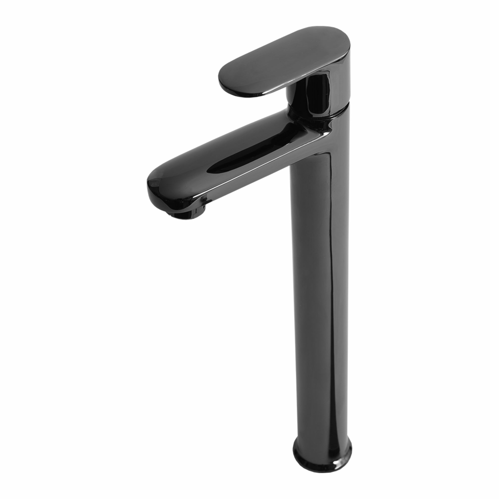 Asiatique Pillar Cock With Extension Body (OB-023) | Black Series Premium Brass Bathroom Faucets & CP Fittings | Matte Black Designer Collection