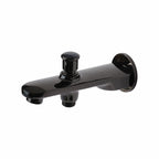 Asiatique S/L Div. Tipon Spout With Wall Flange (OB-026) | Black Series Premium Brass Bathroom Faucets & CP Fittings | Matte Black Designer Collection