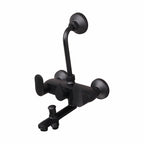 Asiatique Orient Brush Black Series – 3 in 1 Wall Mixer With Pro. For Tele. Shower & O/H Shower (OB-018 M)
