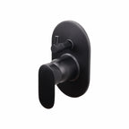 Asiatique Orient Brush Black Series – S/L Div. Upper Parts Handle, Button & Plate (OB-024 M)