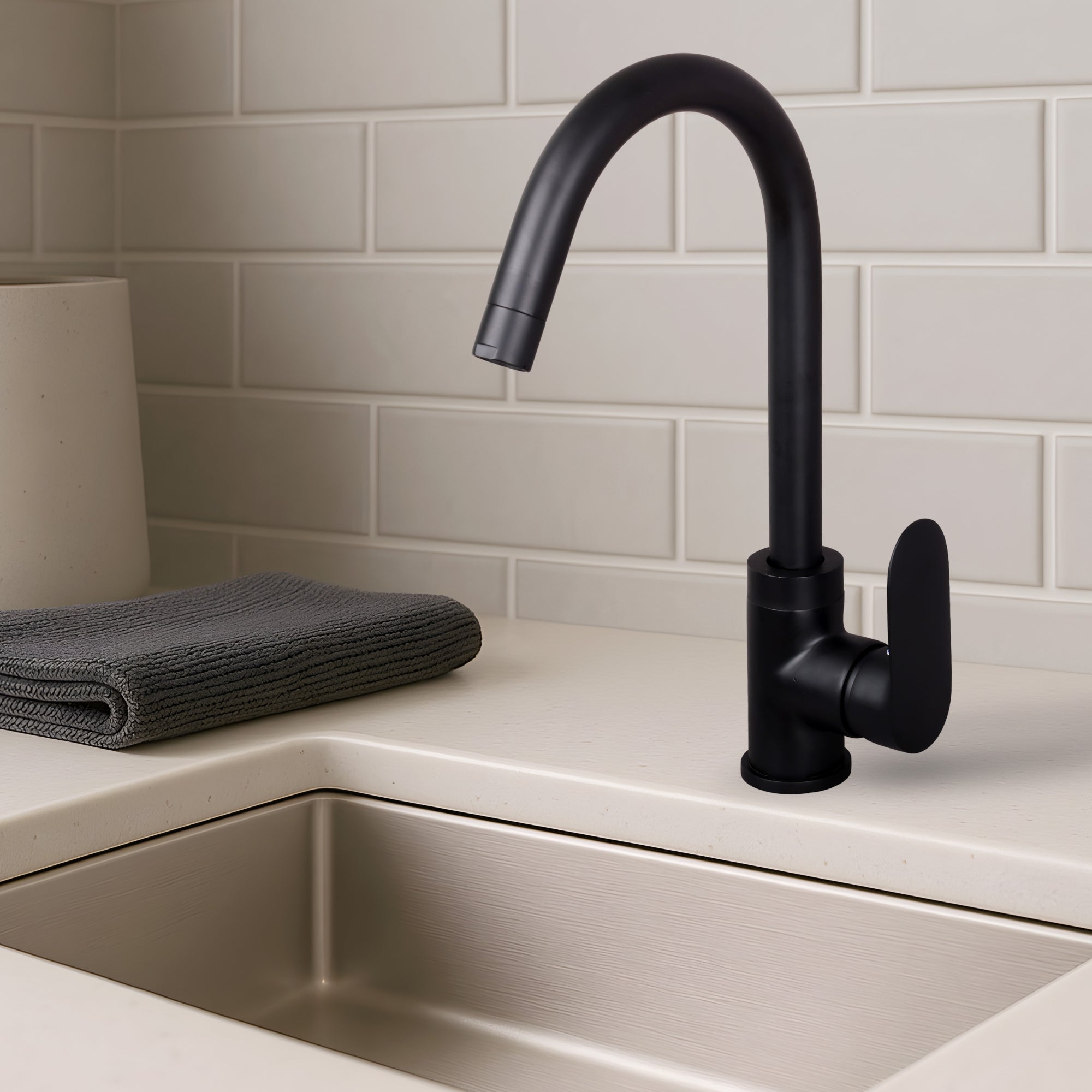 Orient Brush Black Series – S/L Sink Mixer Table Mounted (OB-027 M)